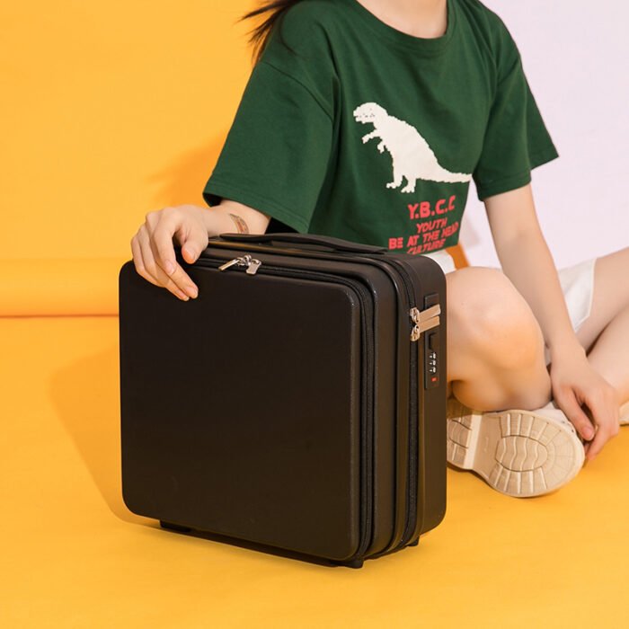 Women's Mini Cornetto Functional Portable Suitcase Luggage - Image 7