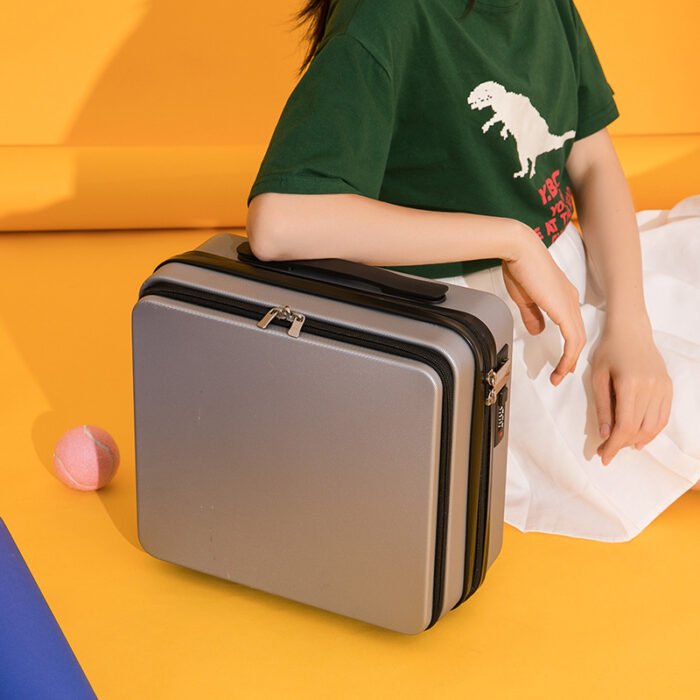 Women's Mini Cornetto Functional Portable Suitcase Luggage - Image 5