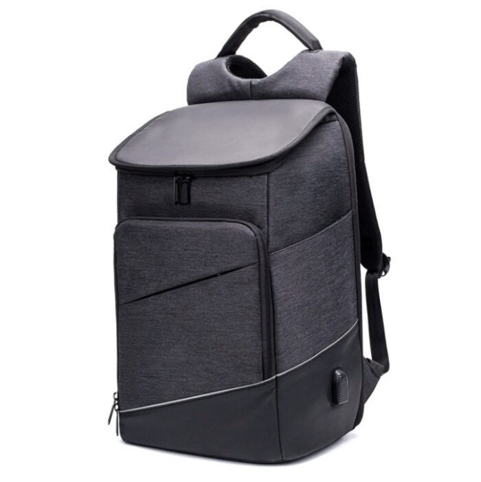 New USB charging Men Anti Theft Backpack Waterproof Men USB Charging Backpack With Plug Business Travel Bag - Image 4