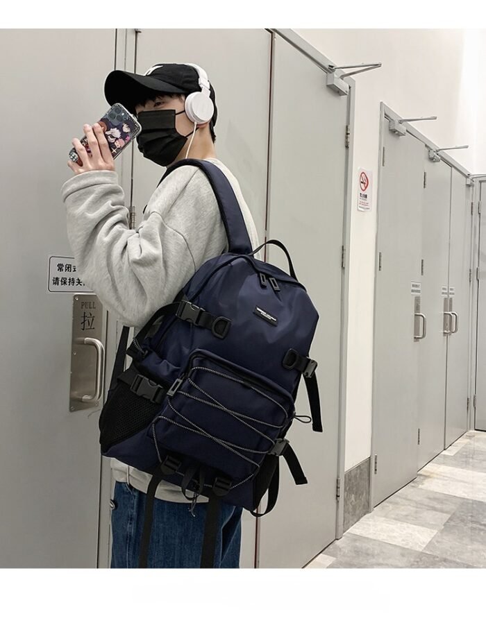 Trendy Fashion Personality Travel Backpack Outdoor Anti-theft Backpack - Image 2