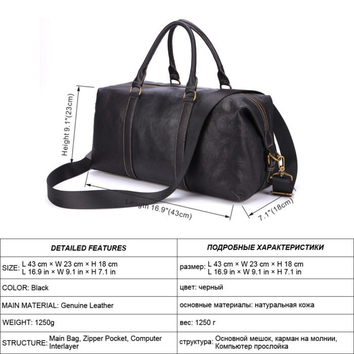 Amalek Weekender Duffle Bag - Image 4