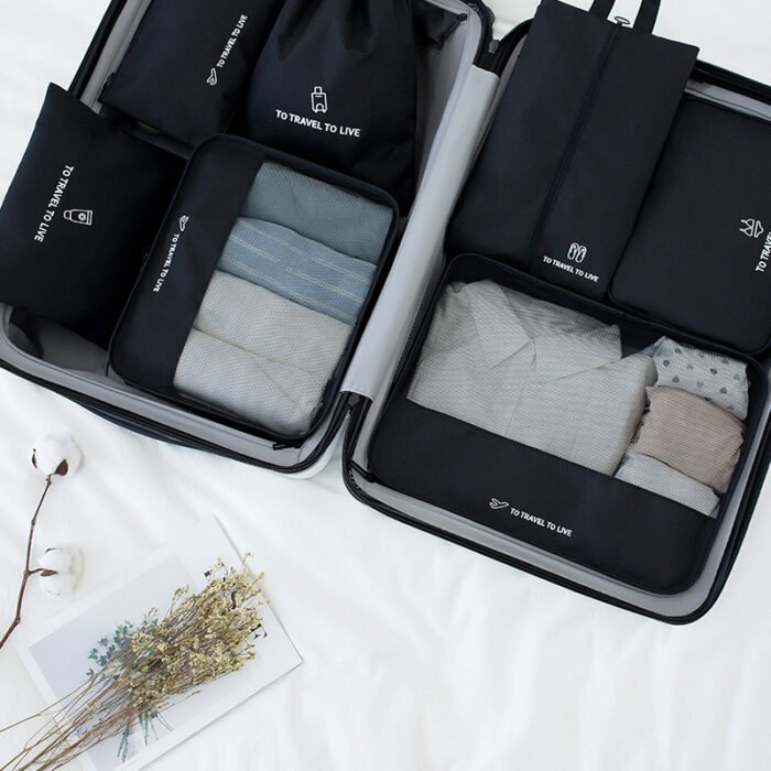 Seven-piece Set Of Travel Thickened Luggage Storage Bags - Image 2