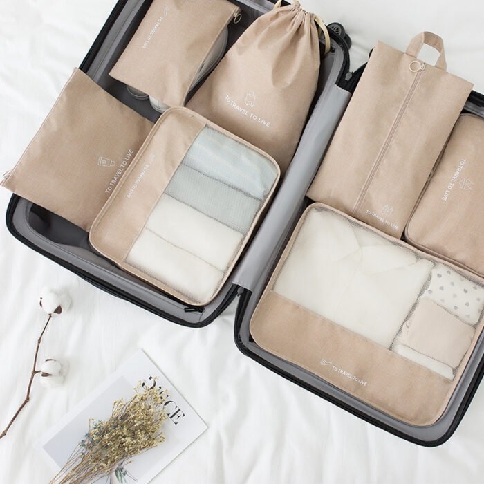 Seven-piece Set Of Travel Thickened Luggage Storage Bags - Image 3