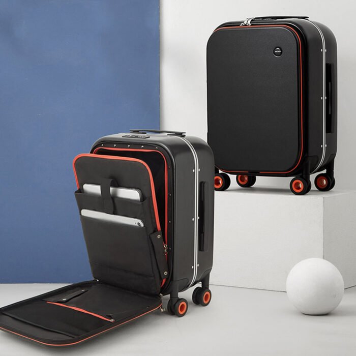 Aluminum Frame Of Suitcase Hard Rim Universal Wheel Trolley Box - Image 1