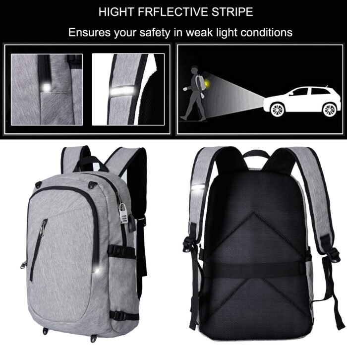 Multifunctional Anti-theft Backpack Male Outdoor Travel Bag - Image 2
