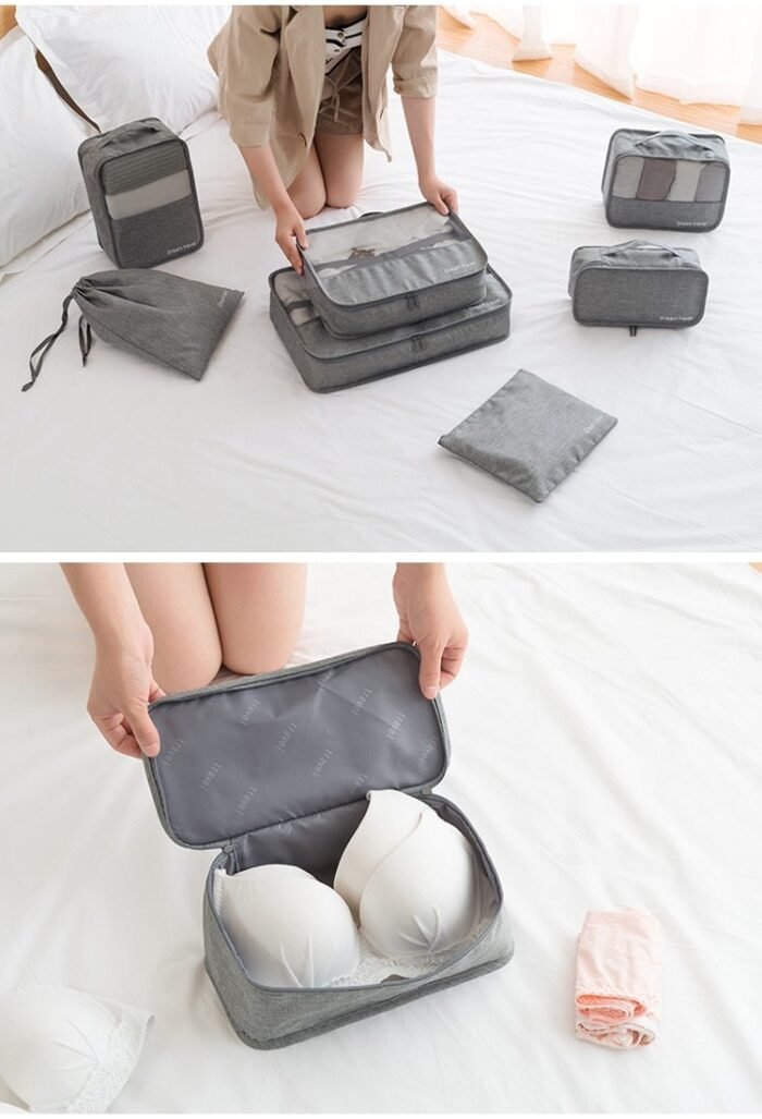 Waterproof Travel Tote Bag Set of 7 - Image 6