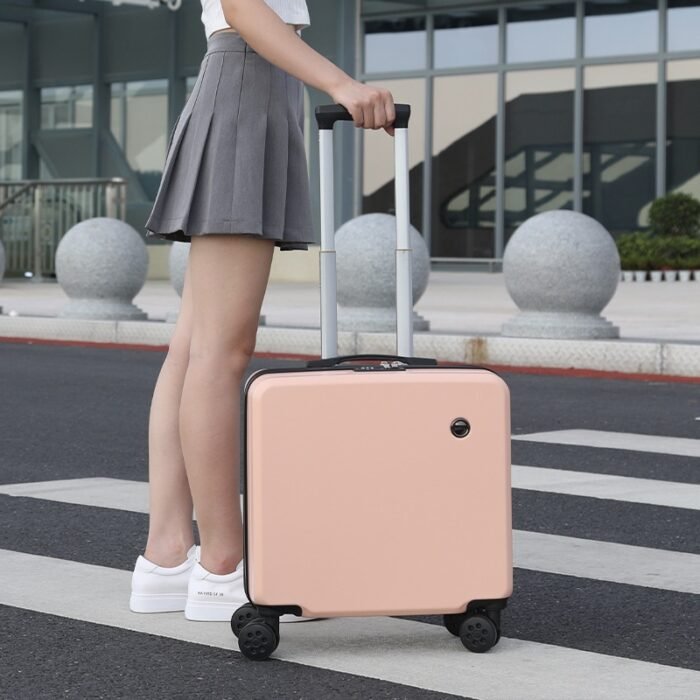 18-inch Trolley Case Printed Pattern Luggage Small Children Suitcase Boarding Bag Suitcase - Image 3