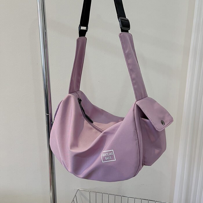Fashion Casual Nylon Sports Large Capacity Shoulder Messenger Travel Bag - Image 6