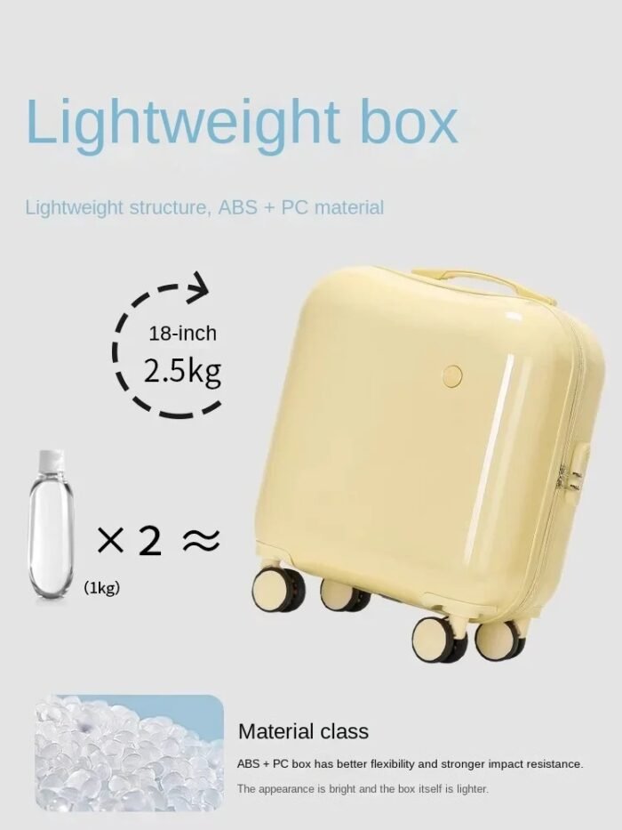 Mini Cute Suitcase Ladies Small Lightweight Luggage Boardable Trolley Case Universal Silent Wheel Suitcase For Children - Image 1
