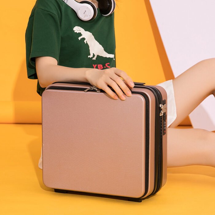 Women's Mini Cornetto Functional Portable Suitcase Luggage - Image 3