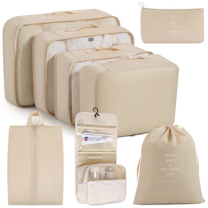 Luggage Clothes Shoes Underwear Storage Organizing Folders Eight-piece Set - Image 8