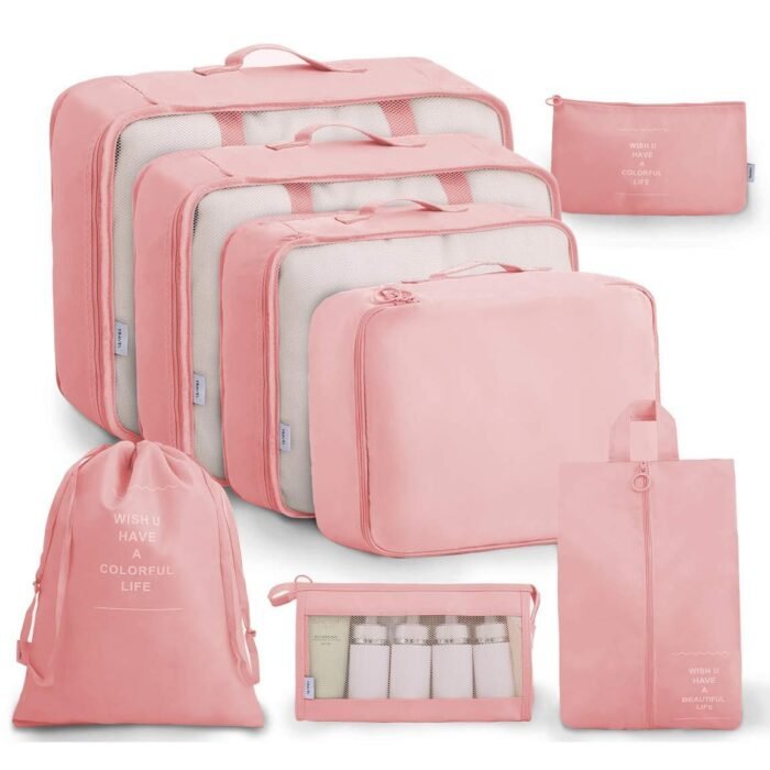 Luggage Clothes Organizer Eight-piece Set Storage - Image 5