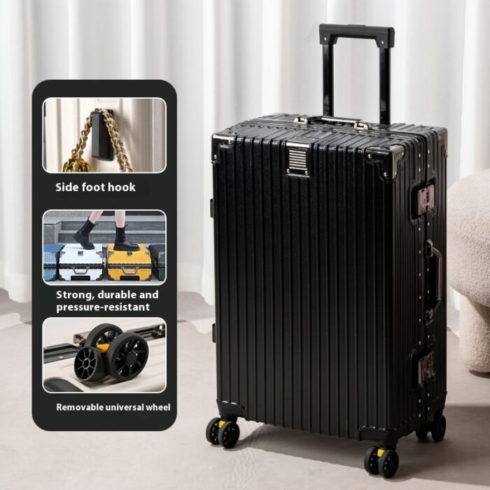 Suitcase Large Capacity Aluminium Frame Luggage - Image 7