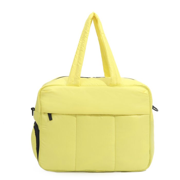 Down Handbags Winter Travel Duffle Bag With Shoes Compartment Portable Sports Yoga Gym Fitness Shoulder Bags For Weekender Overnight Tote Women - Image 8