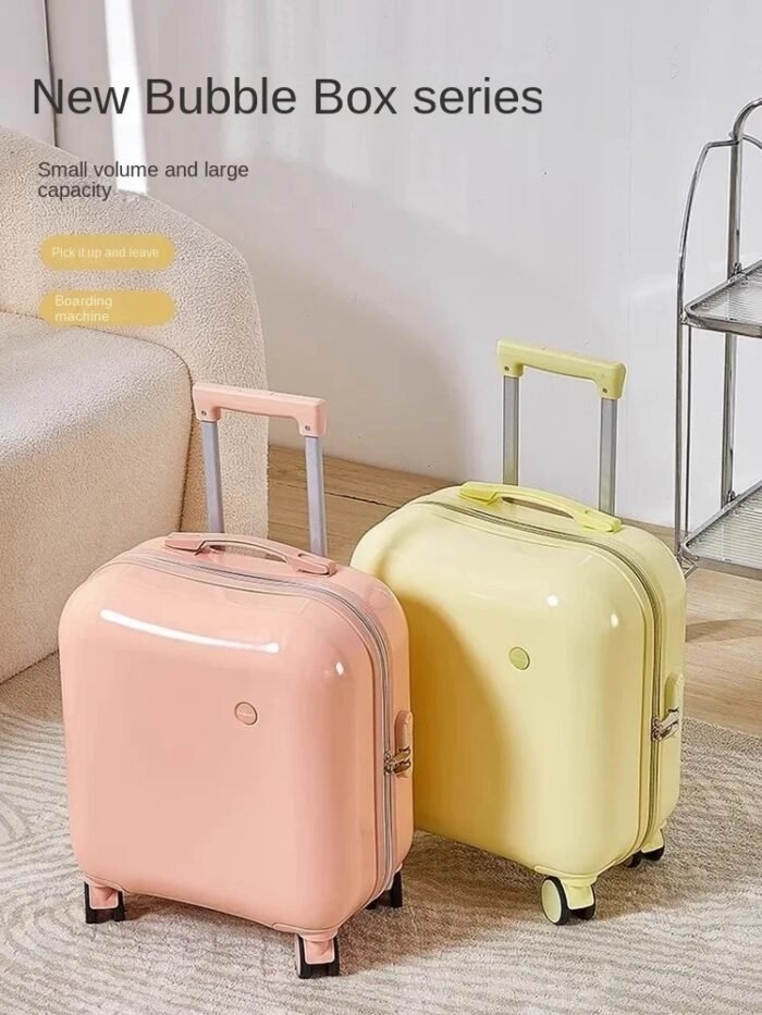 Mini Cute Suitcase Ladies Small Lightweight Luggage Boardable Trolley Case Universal Silent Wheel Suitcase For Children - Image 3