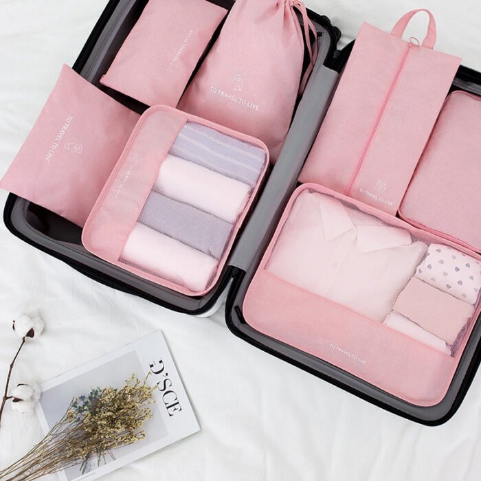 Seven-piece Set Of Travel Thickened Luggage Storage Bags - Image 5