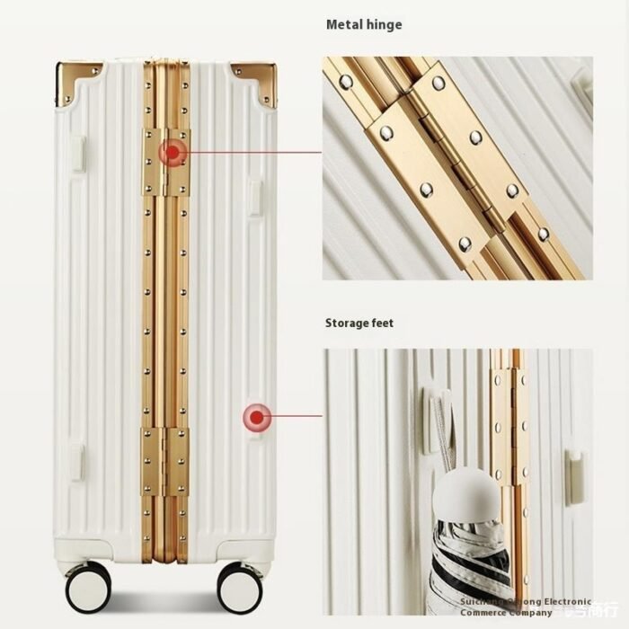 Suitcase Large Capacity Aluminium Frame Luggage - Image 5