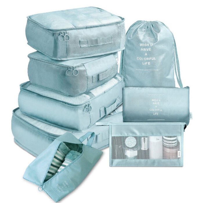 Luggage Clothes Organizer Eight-piece Set Storage - Image 6